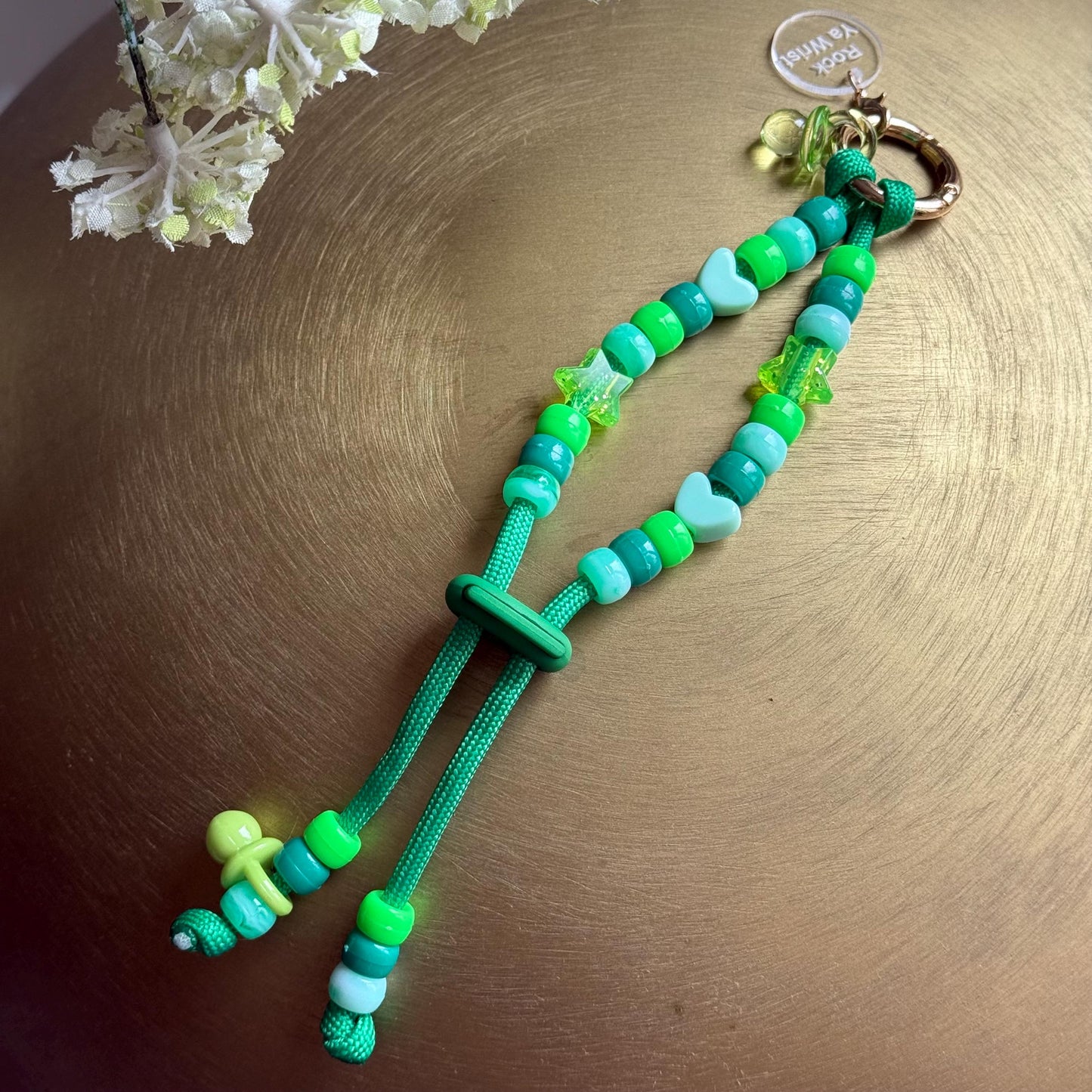 Minty Pop Labubu Crossbody Charm