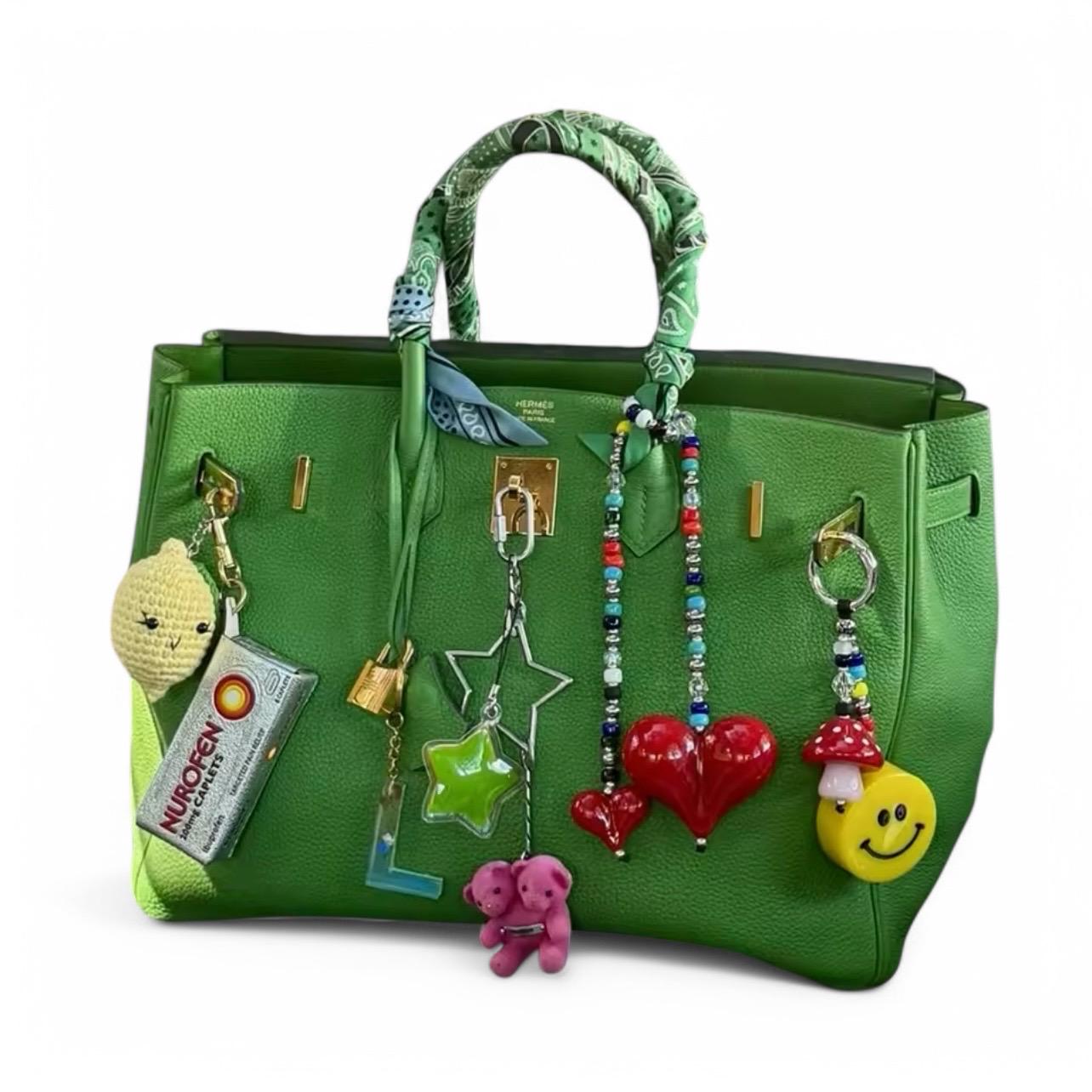 Heart Bag Charm