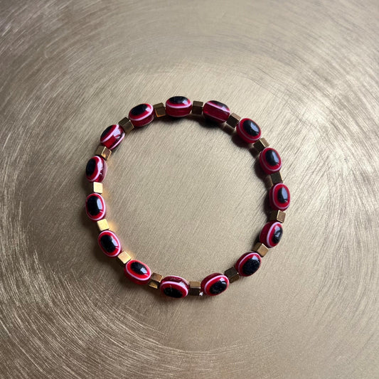 Evil Eye protection Bracelet Vampire Red
