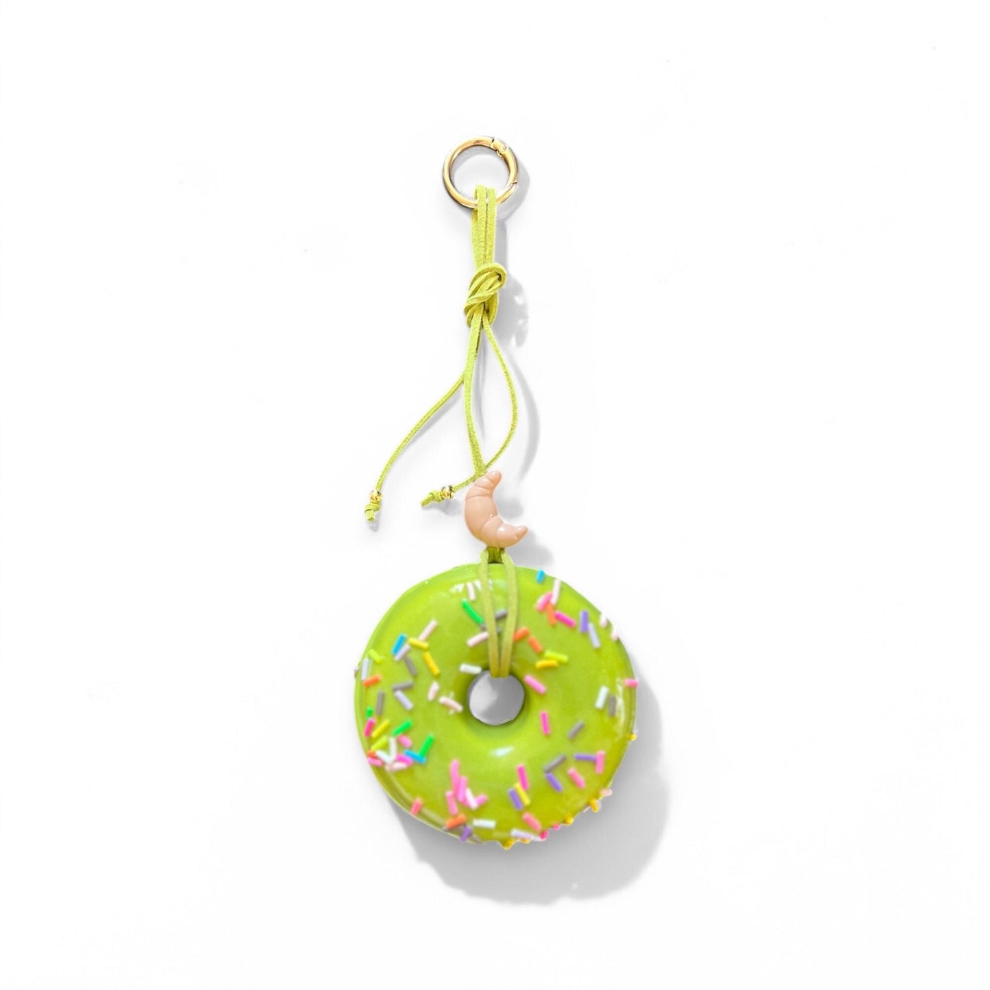 Sprinkled Donut Bag Charm