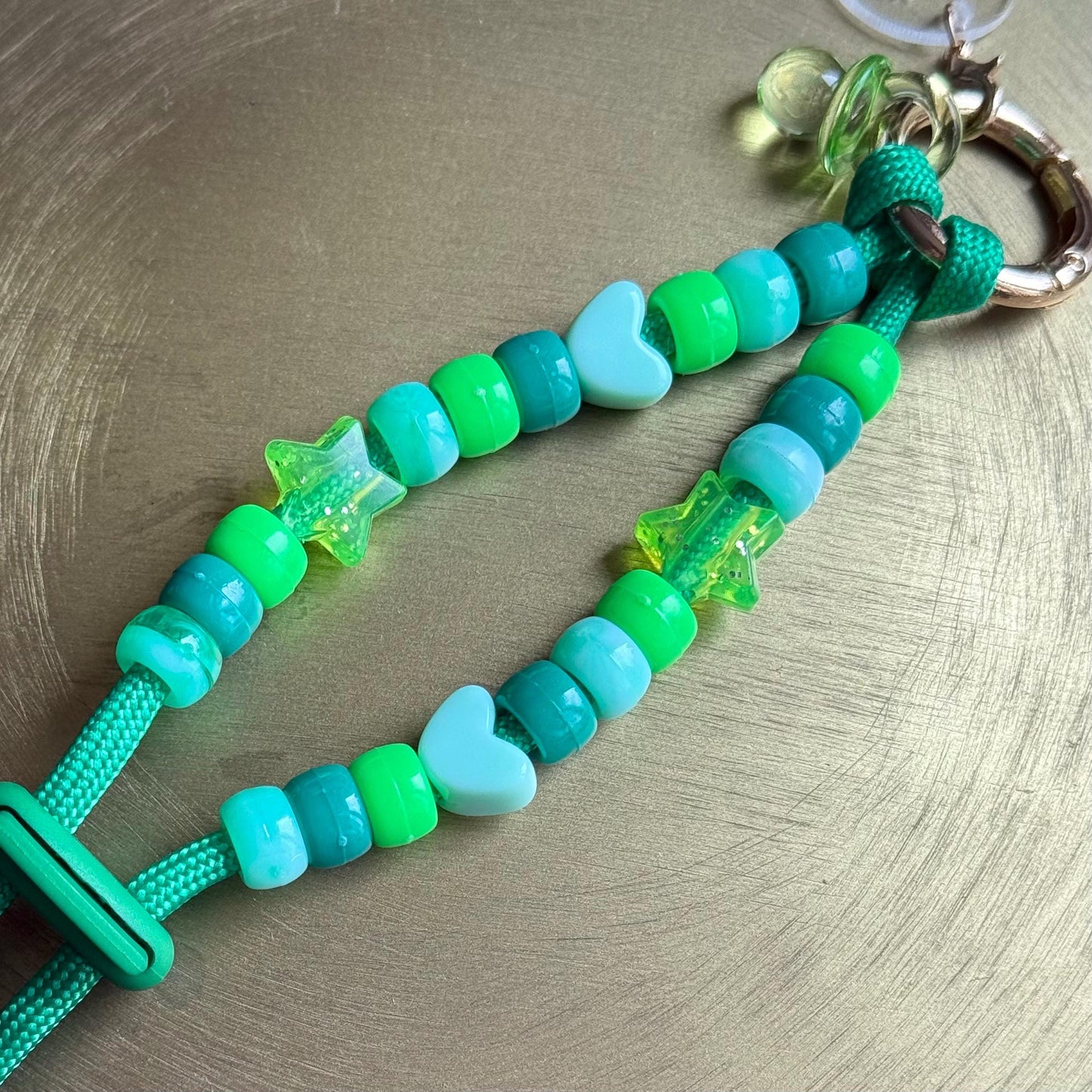 Minty Pop Labubu Crossbody Charm