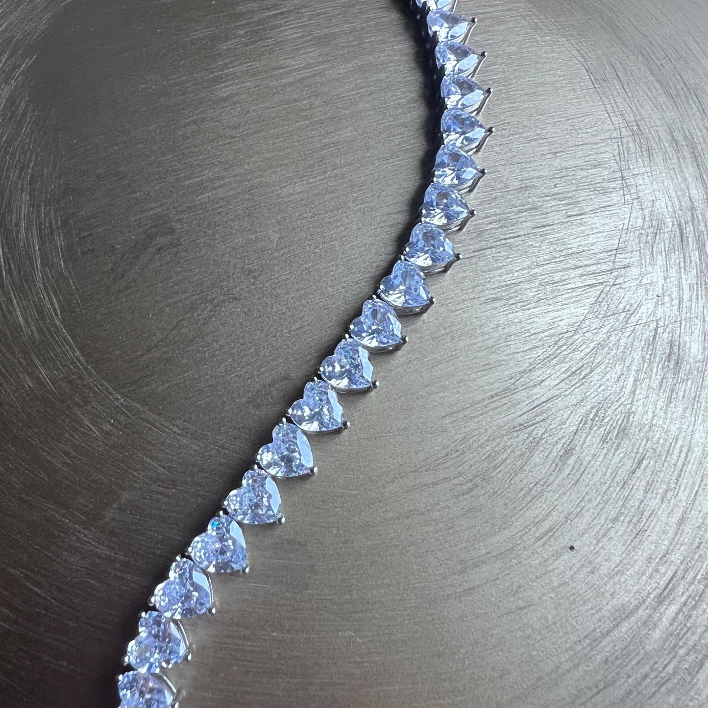 Frozen Heart Tennis Bracelet