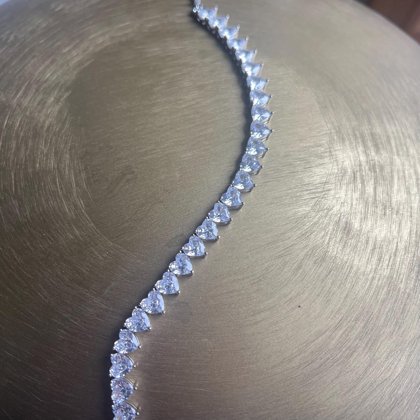 Frozen Heart Tennis Bracelet