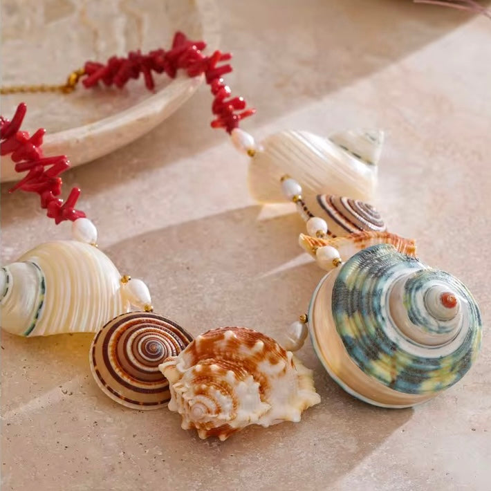 Ocean Muse Statement Shell Necklace