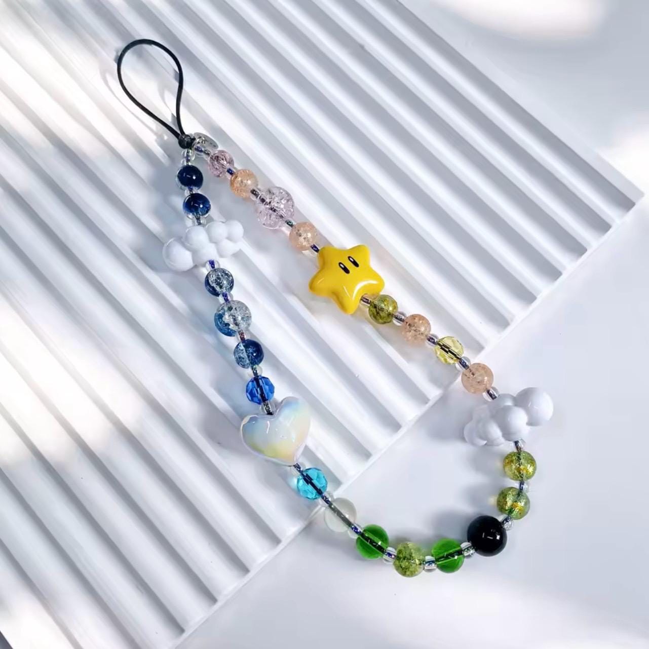 The Starlet Cute Beaded Phone Charm Strap