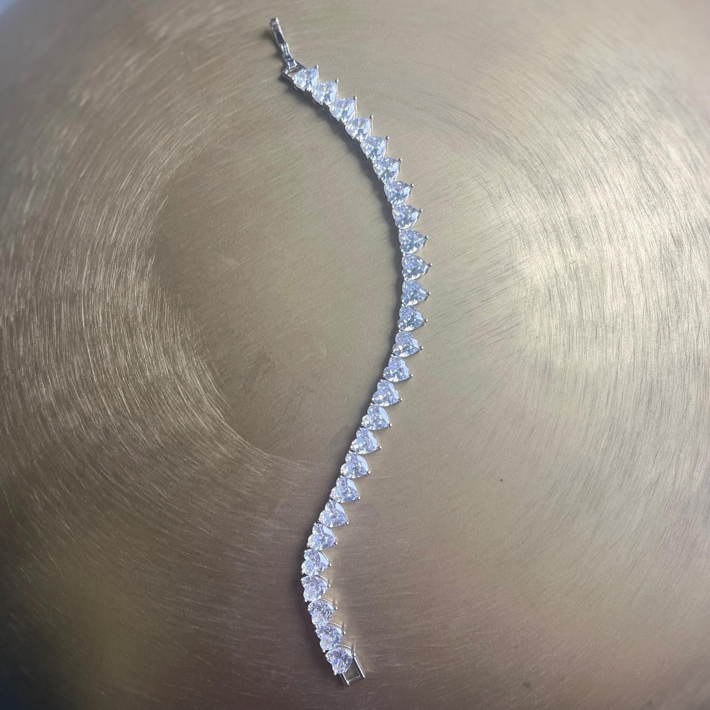 Frozen Heart Tennis Bracelet