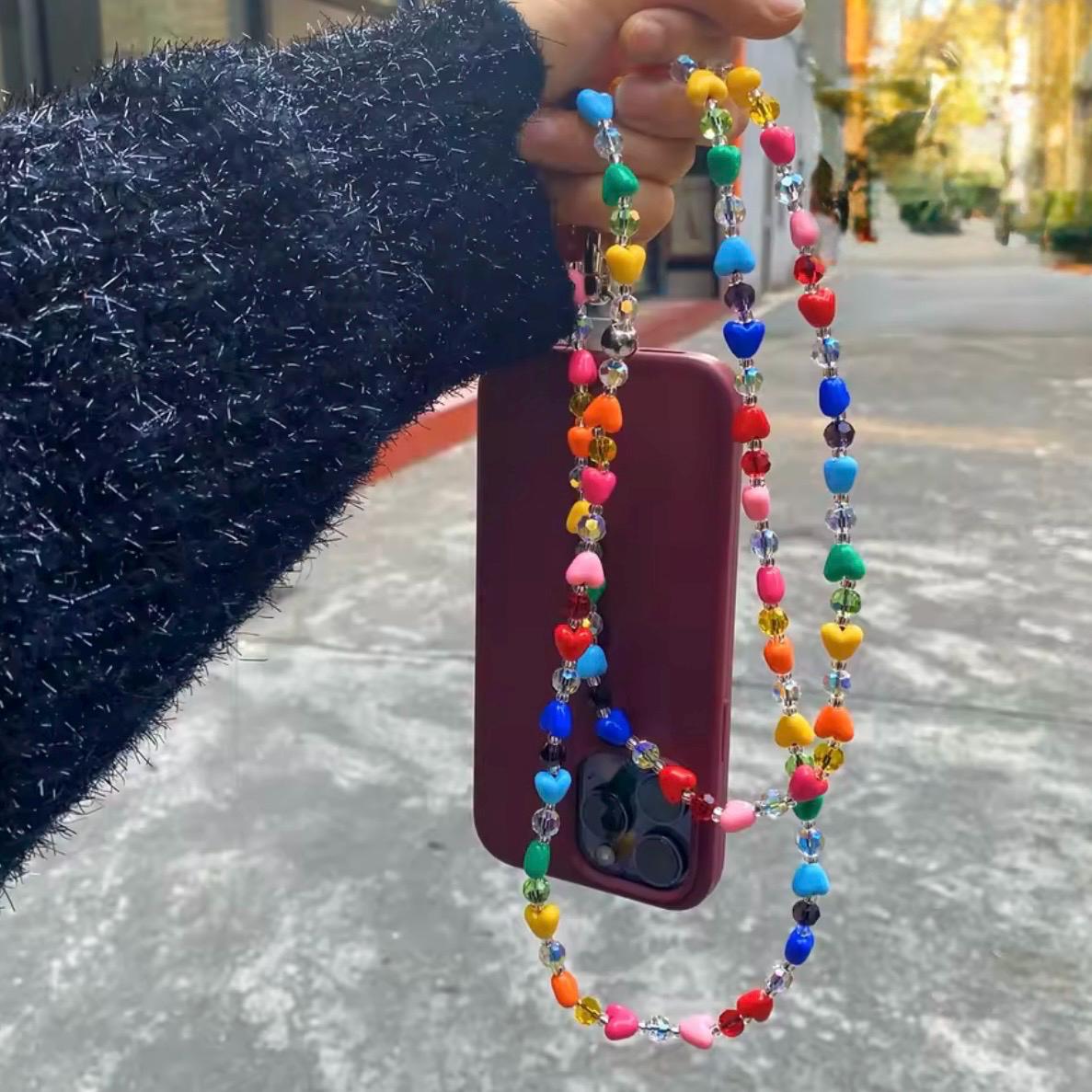 Heart Phone Crossbody Charm