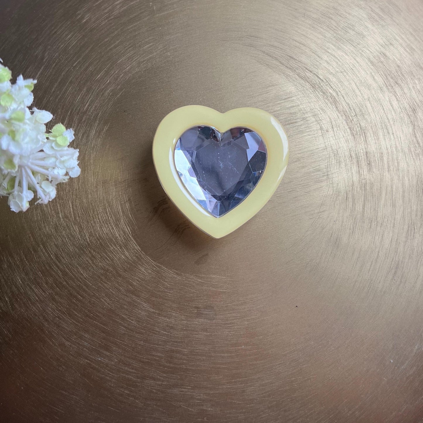 Diamond Rhinestone Heart Phone Grip