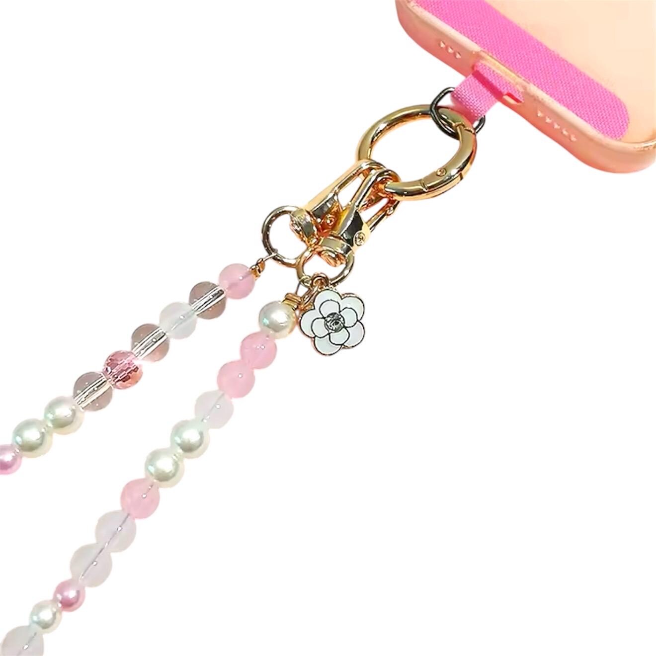 Blush Babe Crossbody Phone Charm