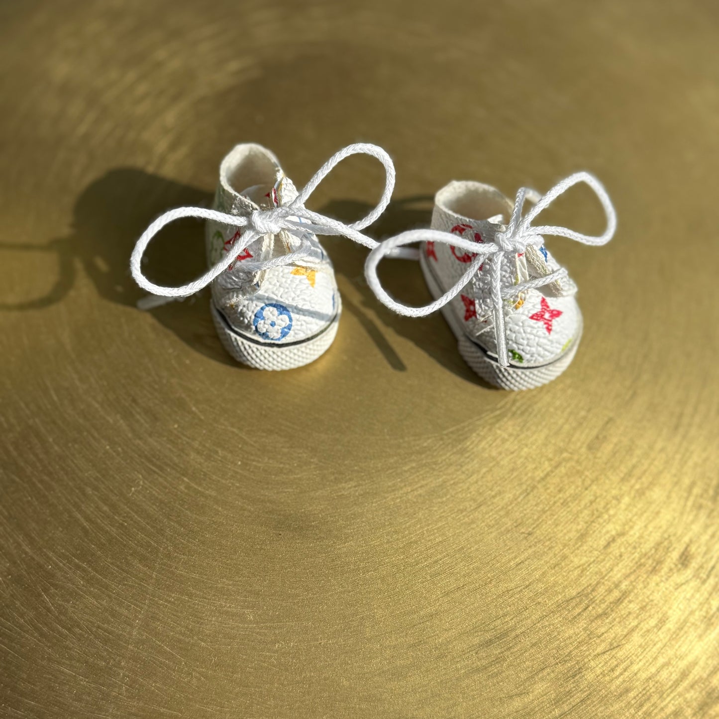 Louis Vuitton Inspired Labubu Sneakers - Premium Designer Doll Shoes