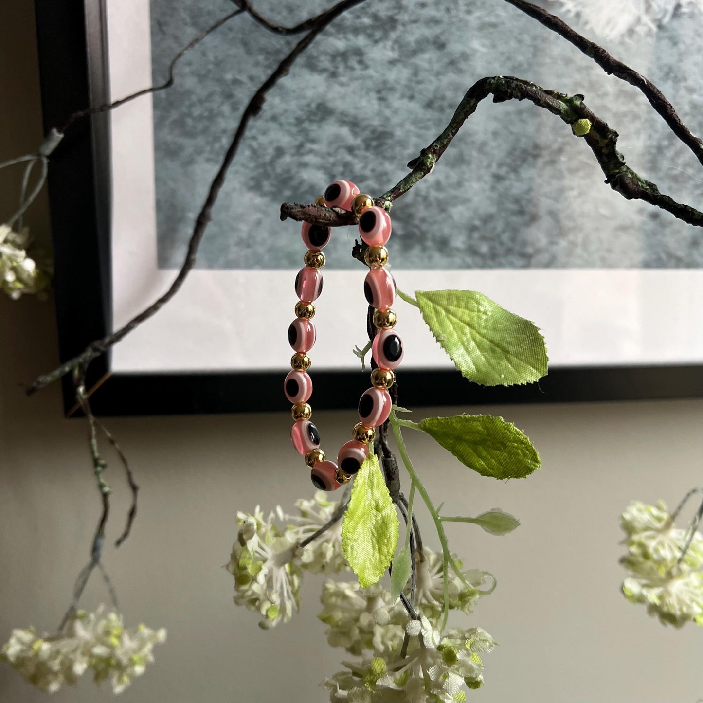 Evil Eye Protection Bracelet Luxe Tutu Pink