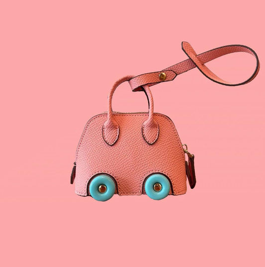 Mini Mate Leather Bag Charm