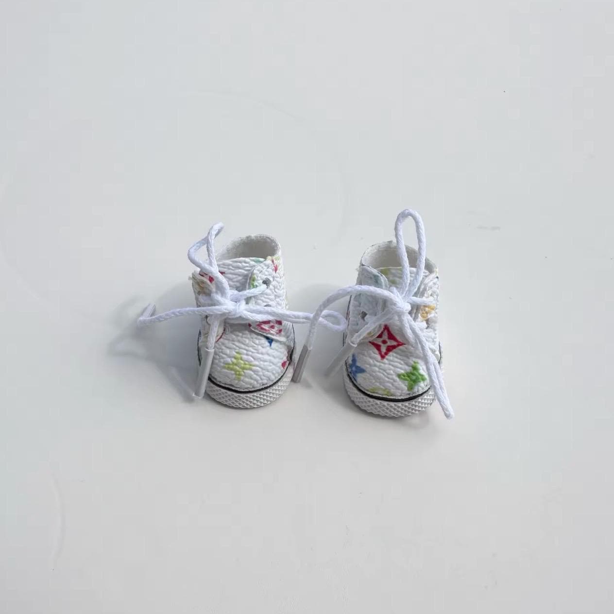 Louis Vuitton Inspired Labubu Sneakers - Premium Designer Doll Shoes