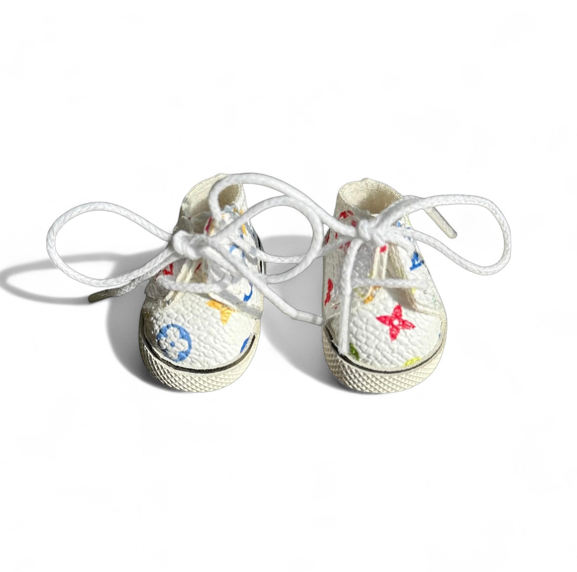 Louis Vuitton inspired Labubu sneakers front view