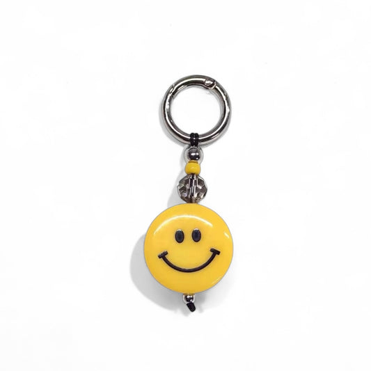 Smiley Deluxe Charm Keychain Phone, Bag, or Keys