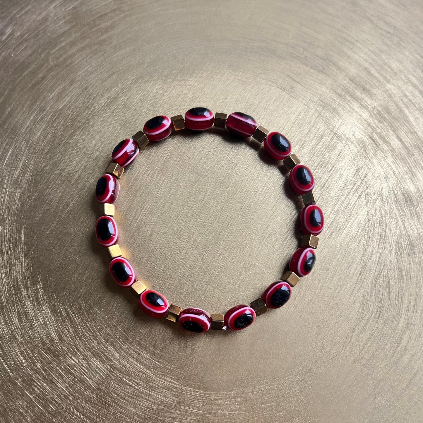 Evil Eye protection Bracelet Vampire Red