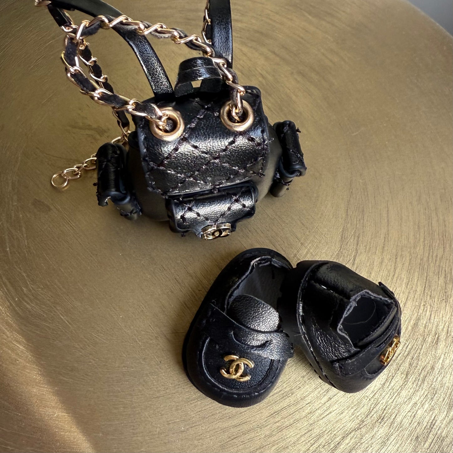 Mini CC Backpack & Loafers
