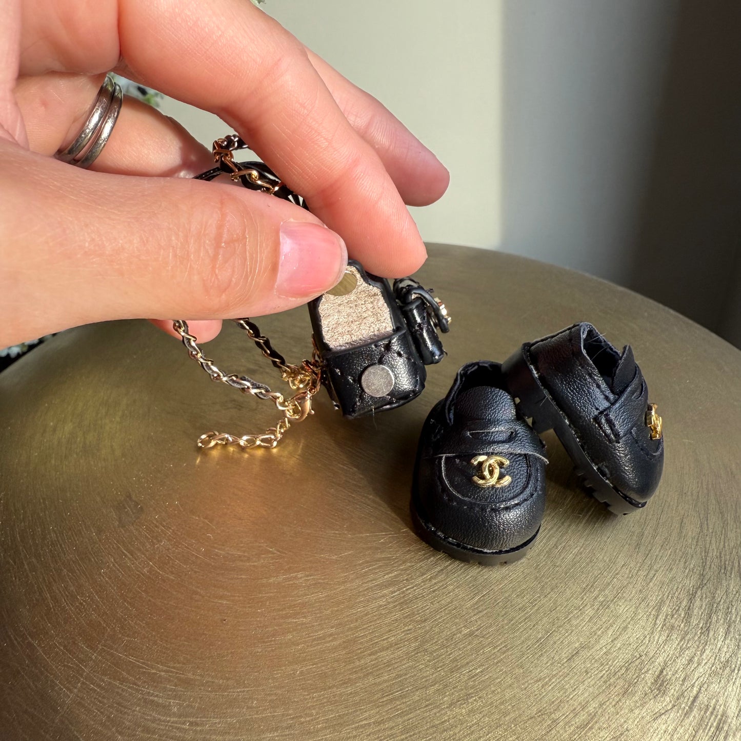 Mini CC Backpack & Loafers