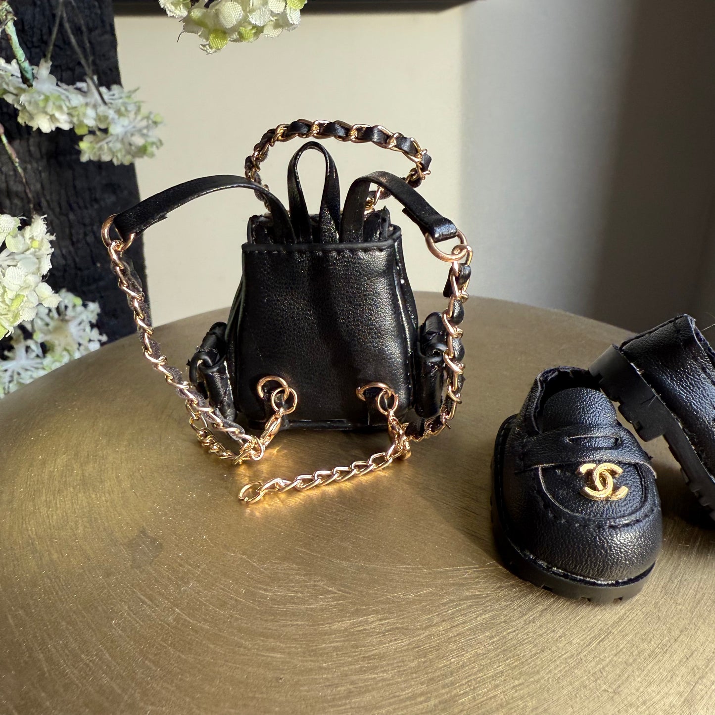 Mini CC Backpack & Loafers