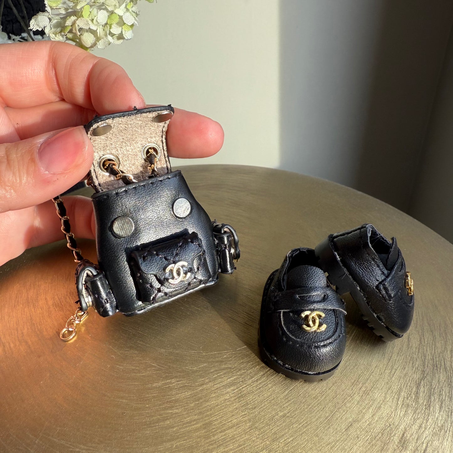 Mini CC Backpack & Loafers