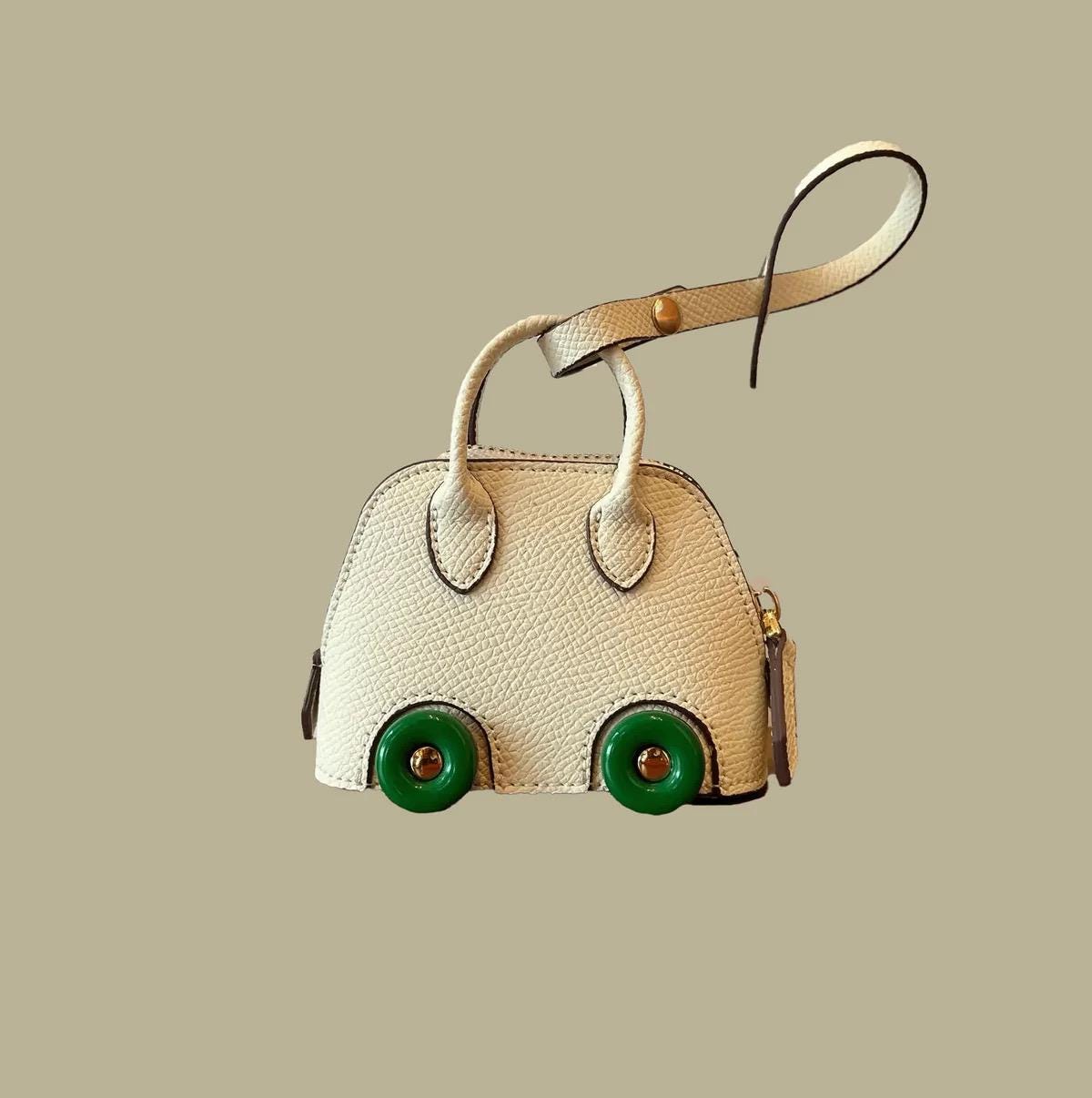 Mini Mate Leather Bag Charm