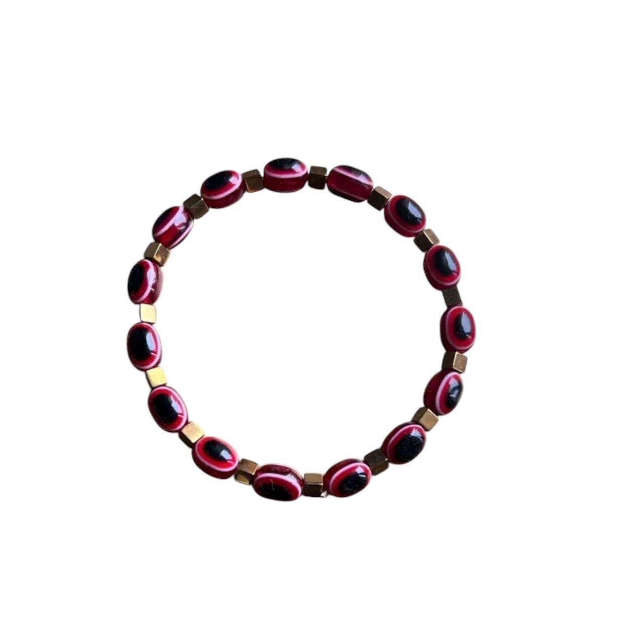 Evil Eye protection Bracelet Vampire Red