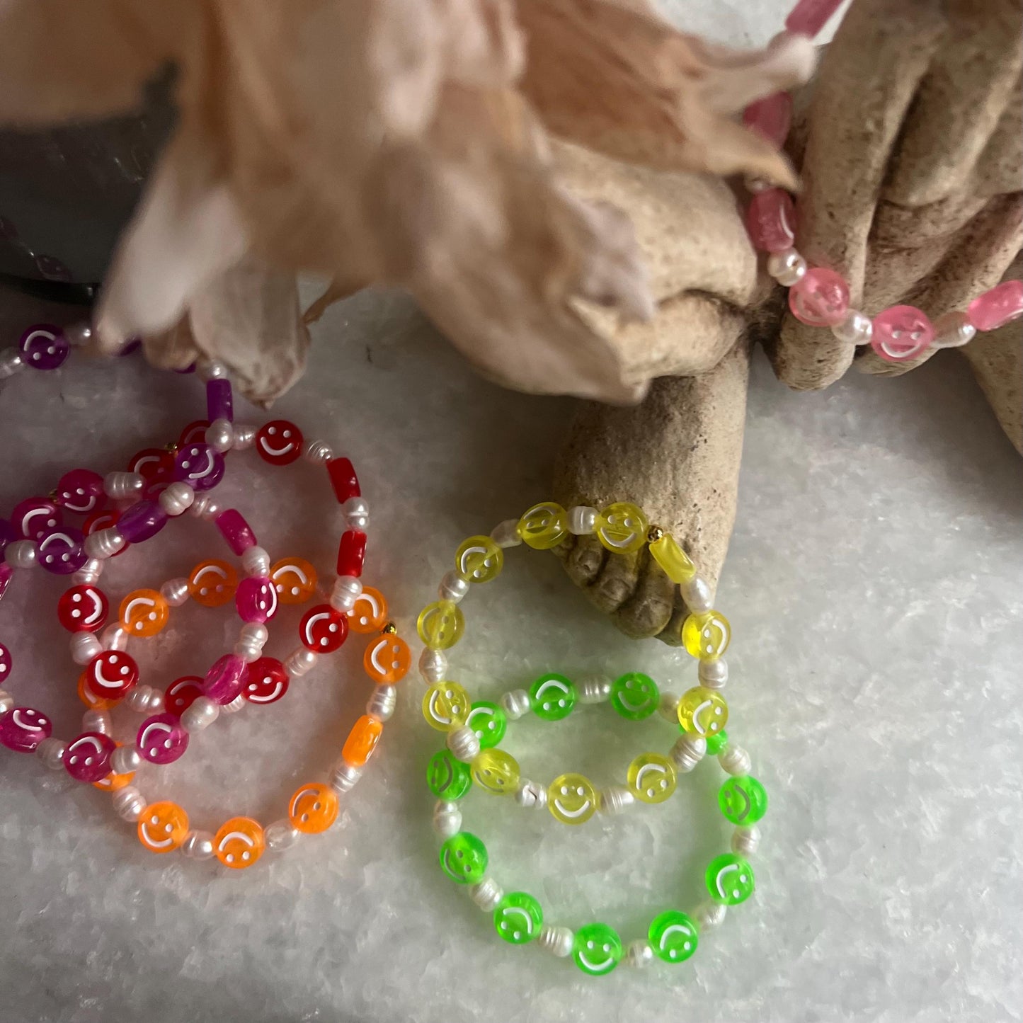 Happy Go Lucky Smiley Face Bracelets