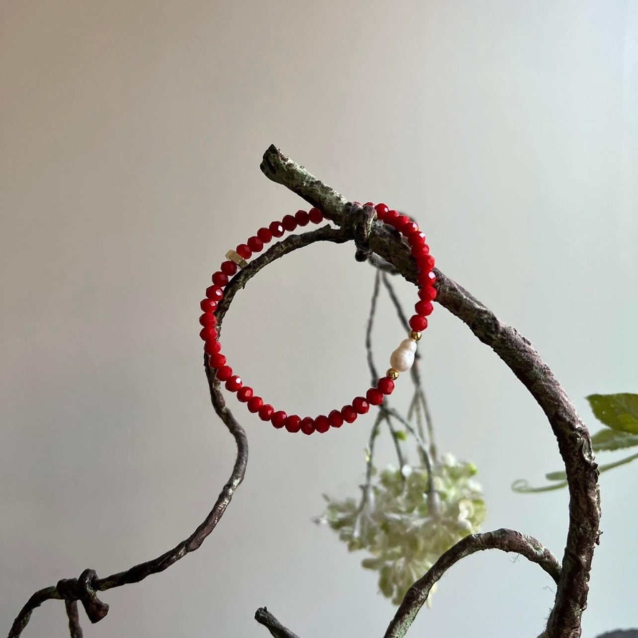 Ladybug Stack Of 3 Bracelets