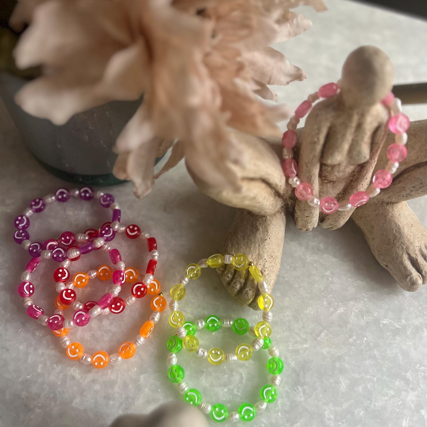 Happy Go Lucky Smiley Face Bracelets