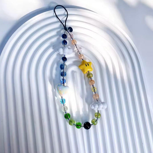 The Starlet Cute Beaded Phone Charm Strap